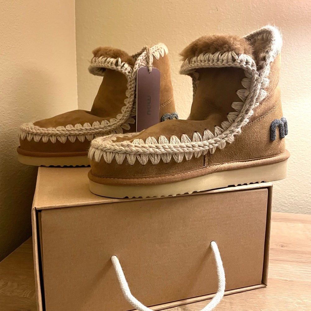 Eskimo 18 Glitter Logo Ankle Boots